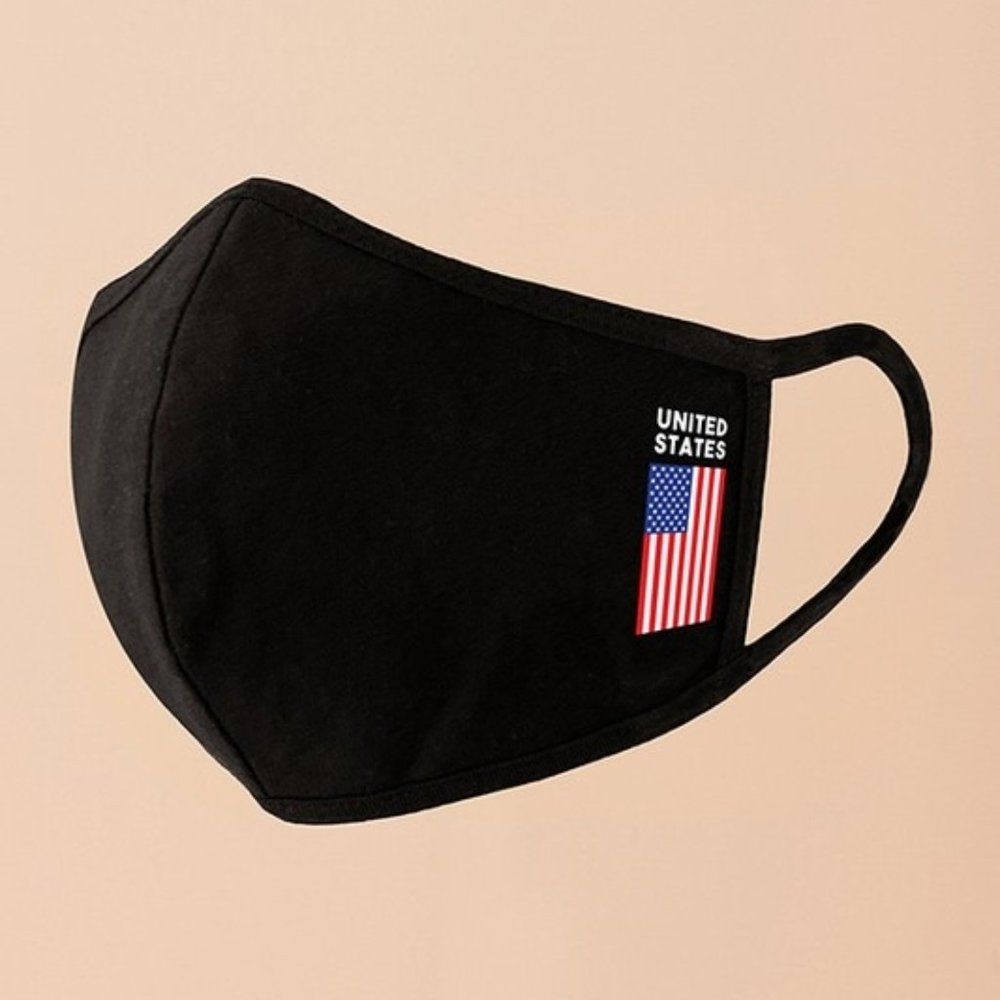 "UNITED STATES Flag" Adult Size Face Masks